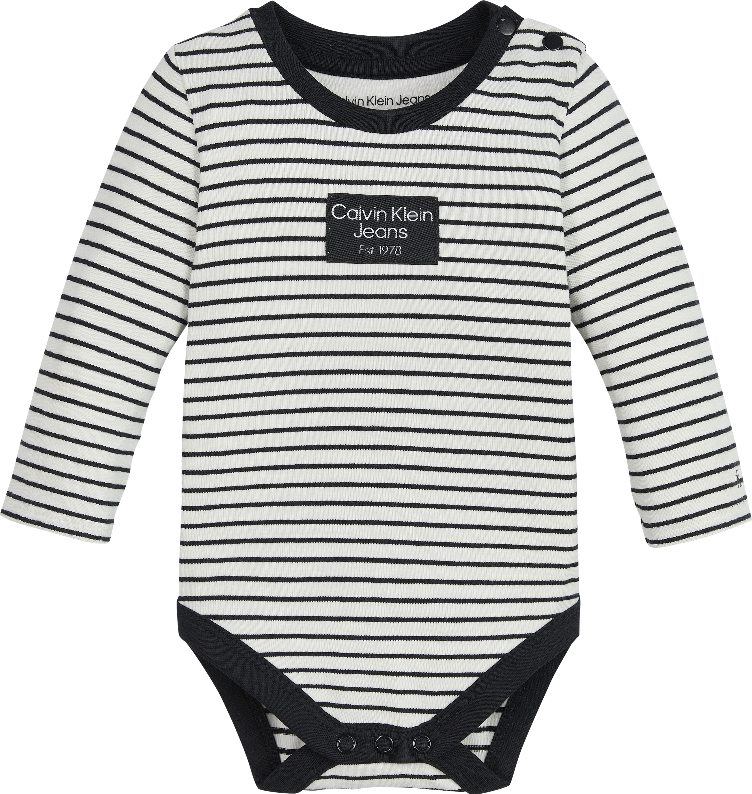 Calvin Klein Baby Striped Badge Body